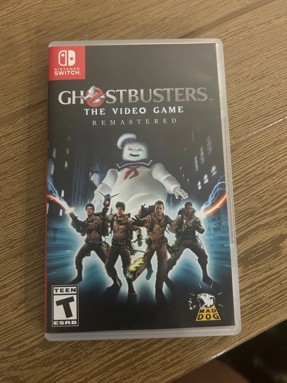 Nintendo Switch Ghostbusters: The Video Game Remastered - Black & White Cover